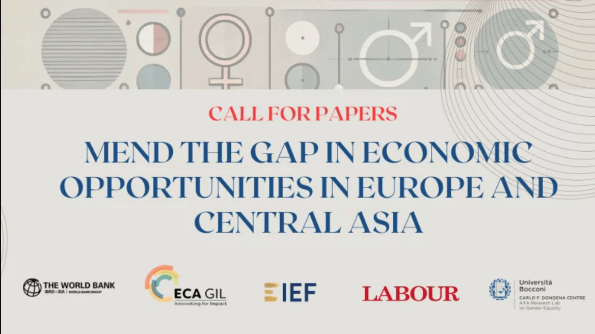 Mend the Gap in Economic Opportunities in Europe and Central Asia